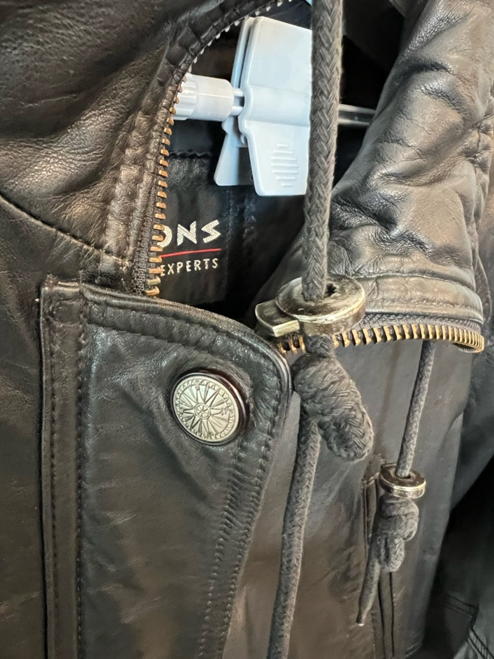 Wilson Black Leather Thinsulate Jacket - Picture 4 of 12